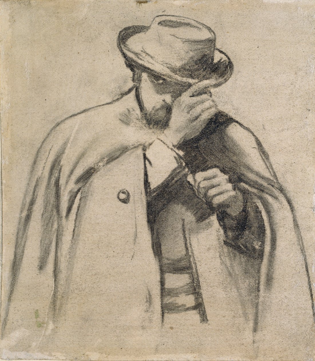 Dante Gabriel Rossetti, ca 1860-tallet av Charles Samuel Keene
