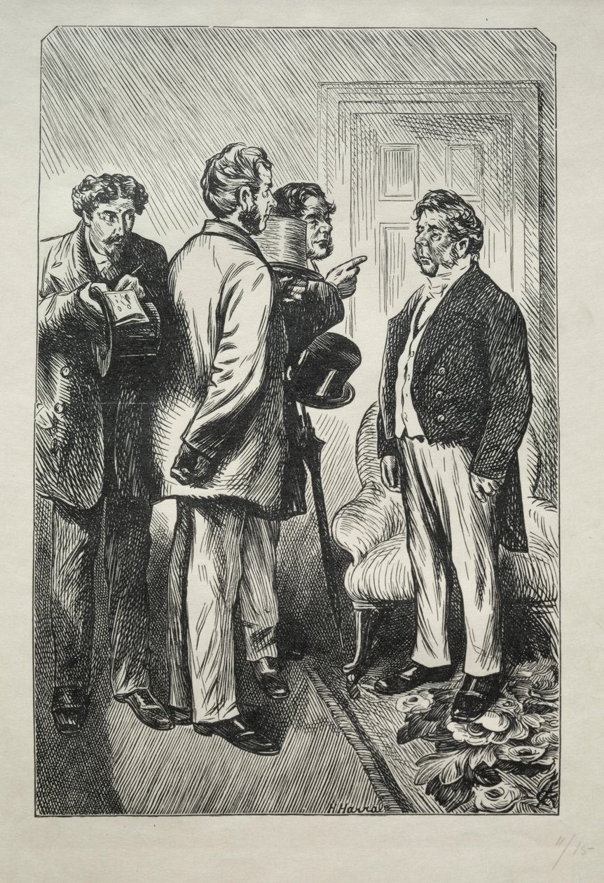 Vår juletyrkia, Mr. Bobsby Concerned, 1868. av Charles Samuel Keene