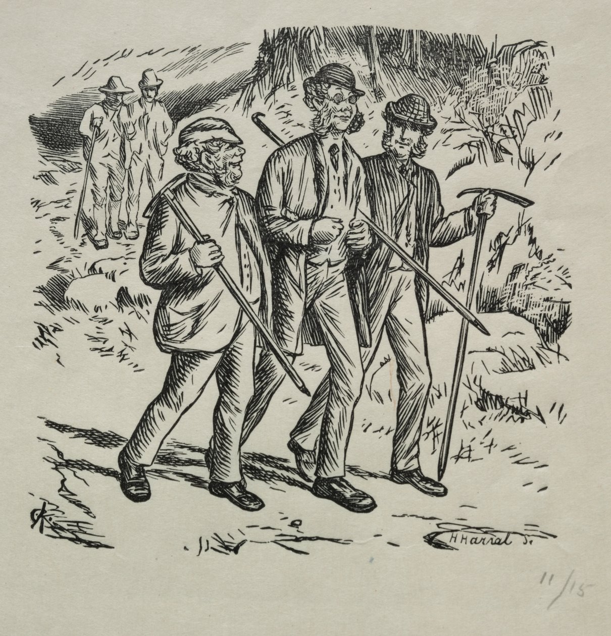 De tre navnene av Charles Samuel Keene