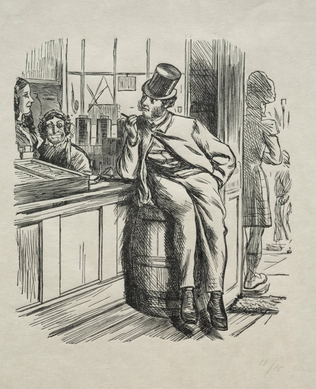 Hva kom av å drepe en rik onkel en juletid av Charles Samuel Keene