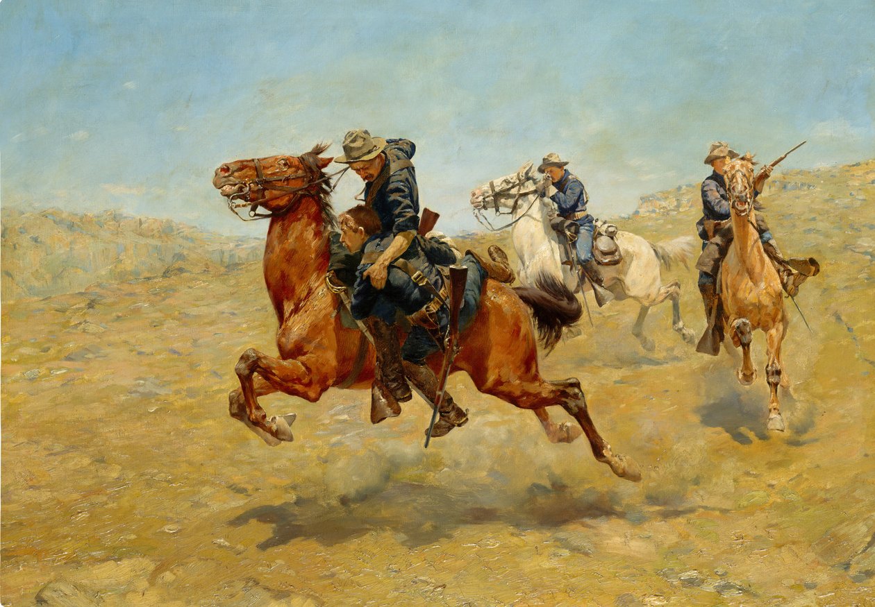 My Bunkie, ferdig i 1899. av Charles Schreyvogel