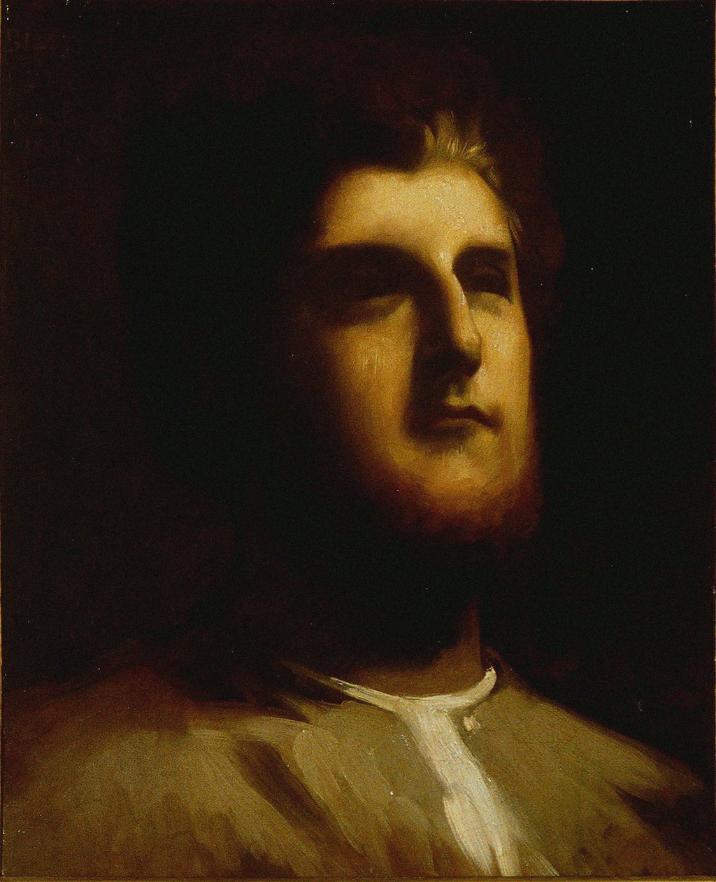 Portrett av komponisten Georges Bizet 1838-1875, 1857. av Charles Sellier