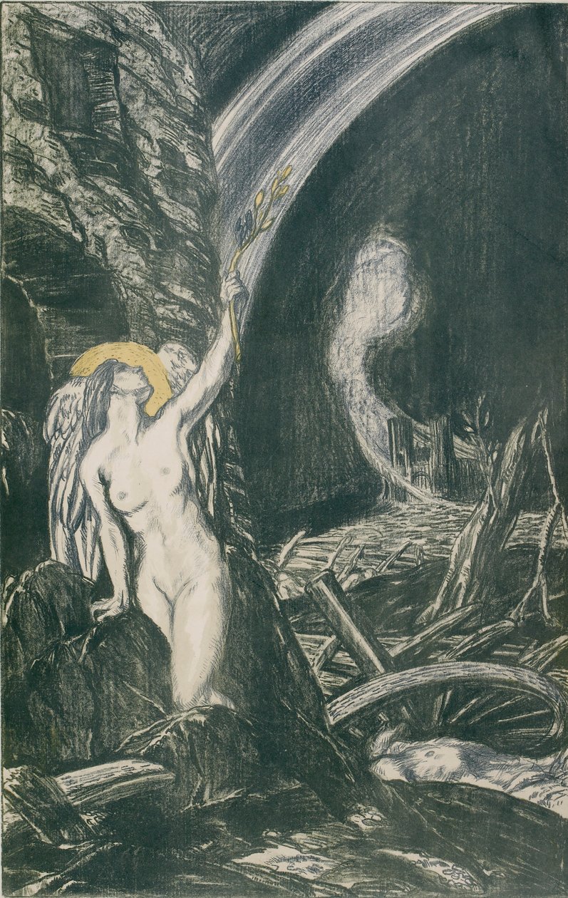 The Re-Birth of the Arts, 1917 av Charles Shannon