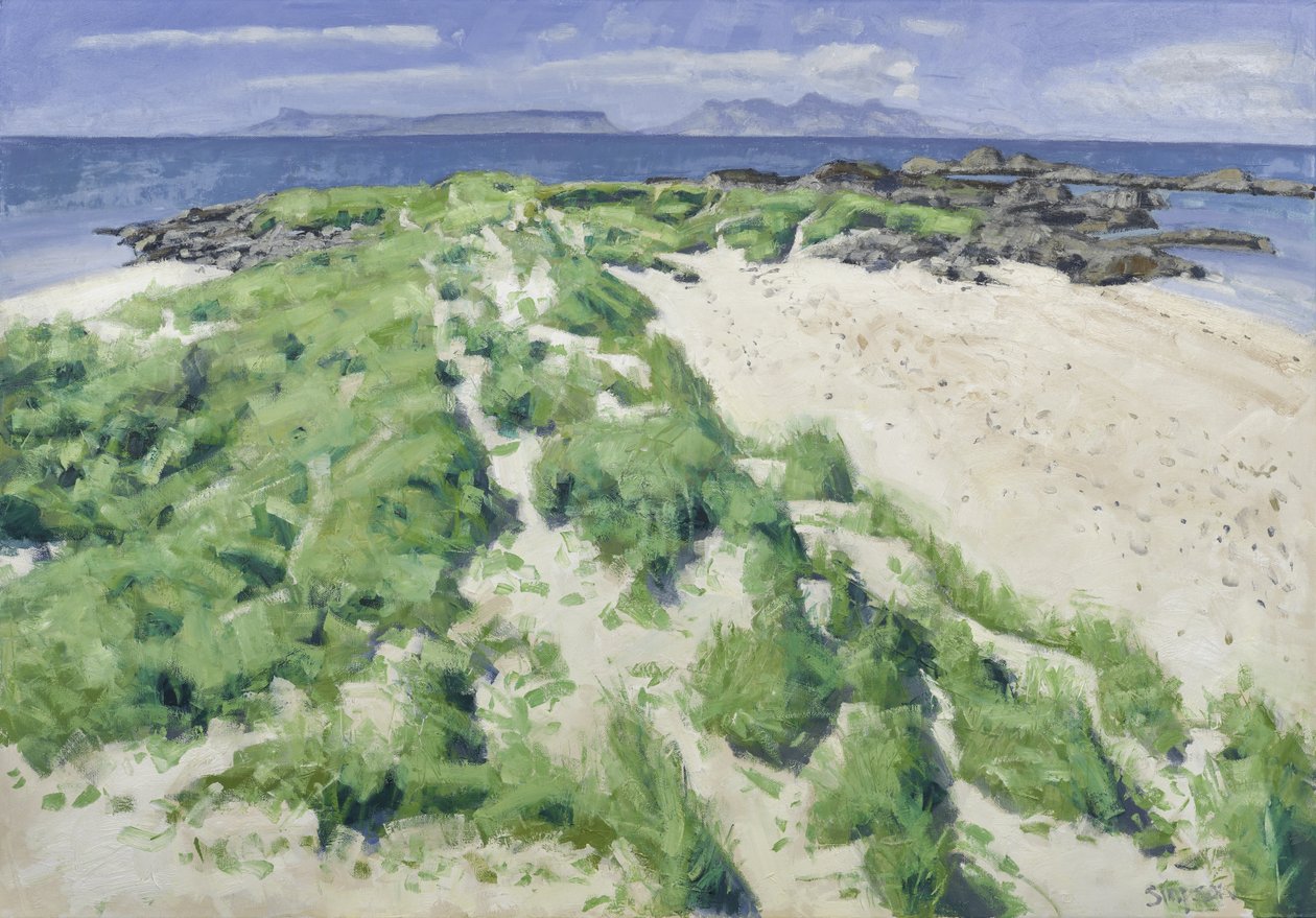 To strender, 2016 (olje på lerret) av Charles Simpson