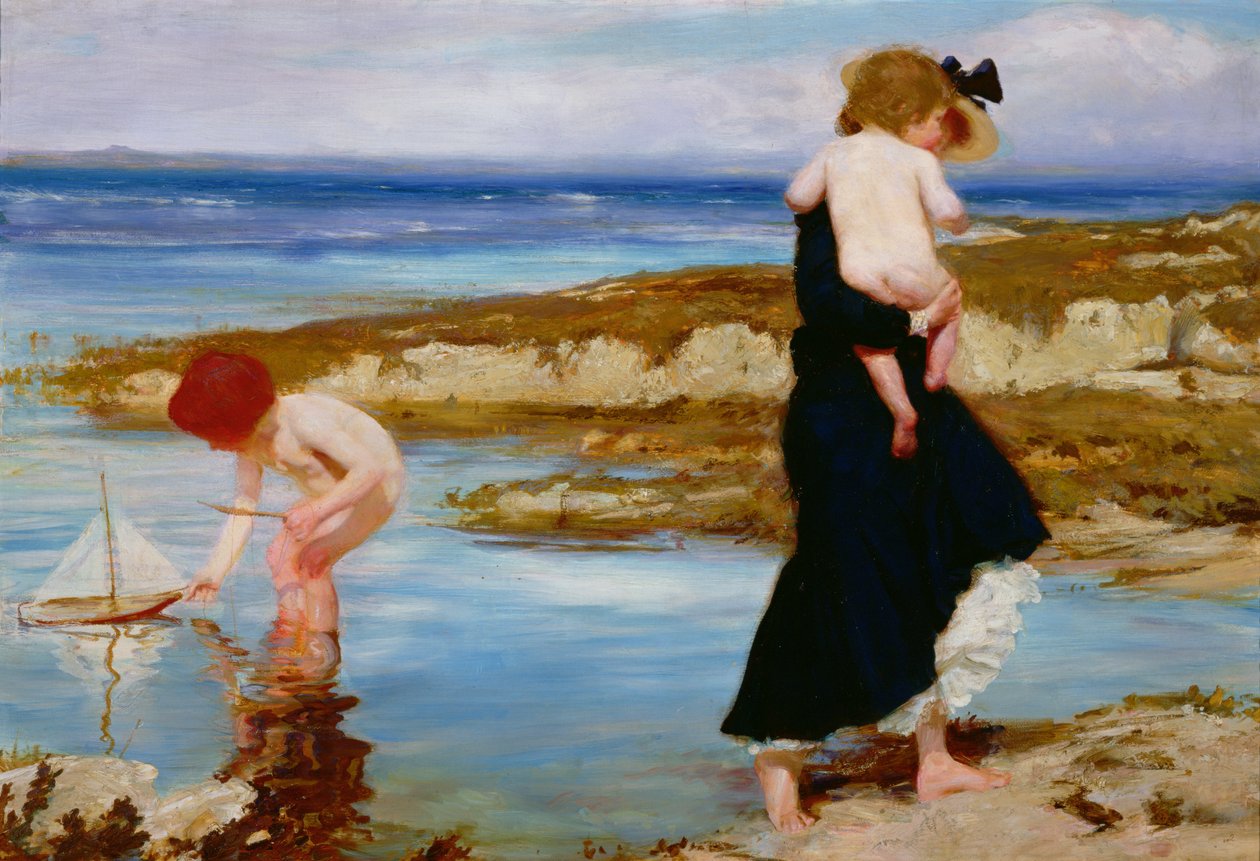 Vannbabyer, 1903 av Charles Sims