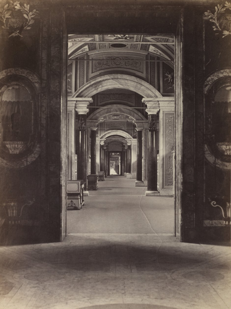 Vatikanets bibliotek, ca. 1860. av Charles Soulier