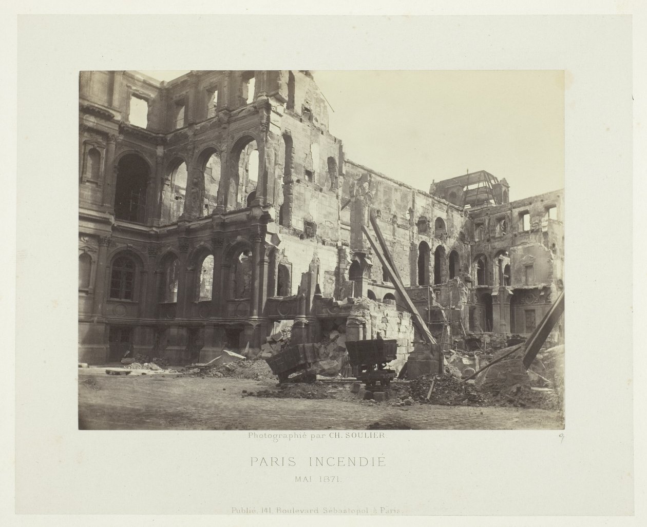 Paris Fire (æresdomstol ved rådhuset) av Charles Soulier