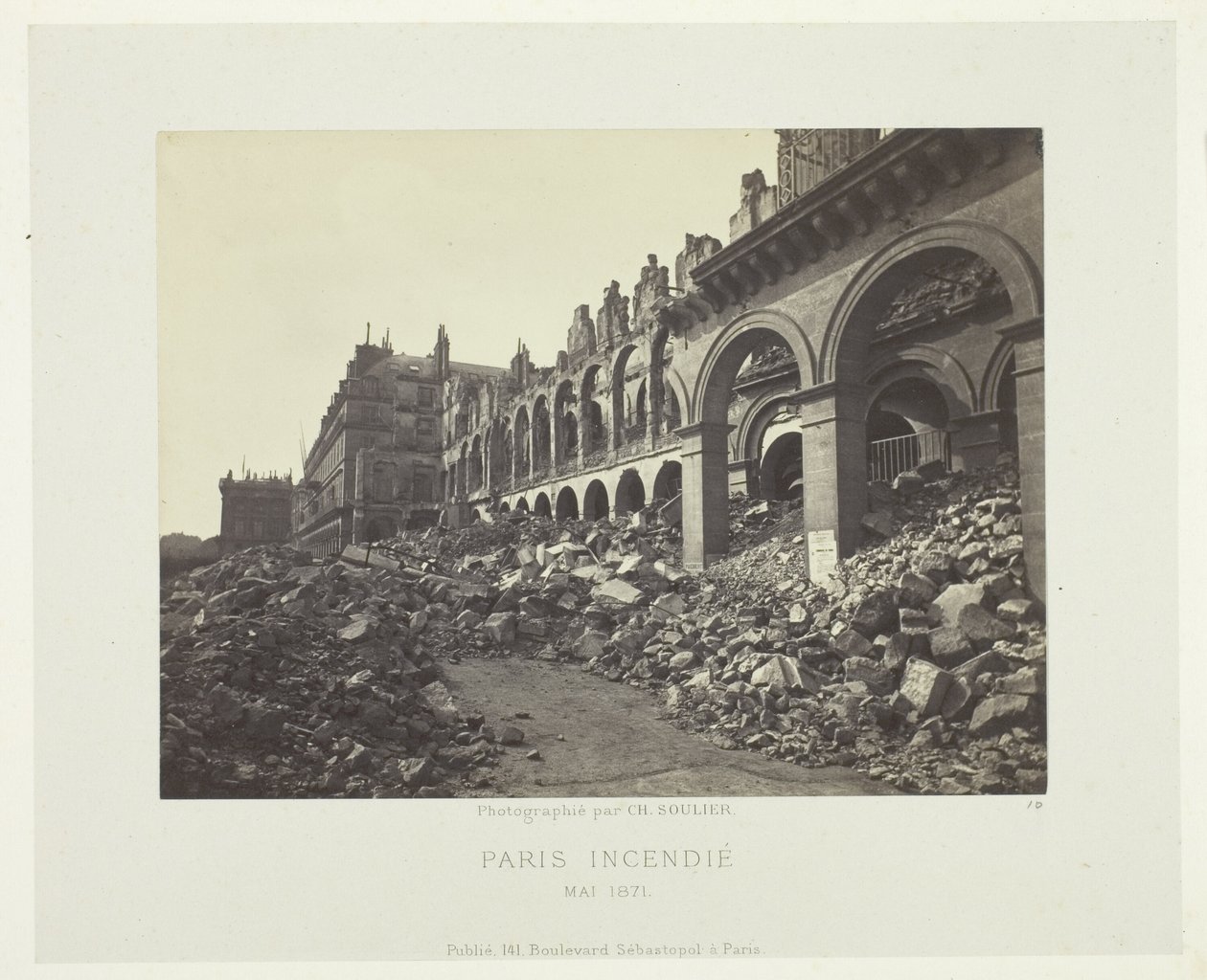 Paris Fire (finansdepartementet) av Charles Soulier