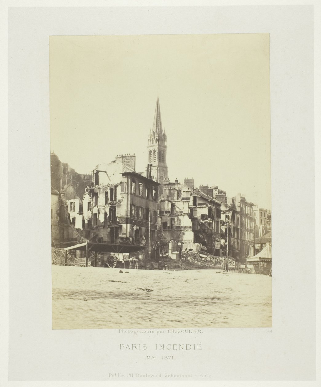 Paris Fire (Saint-Cloud Square) av Charles Soulier