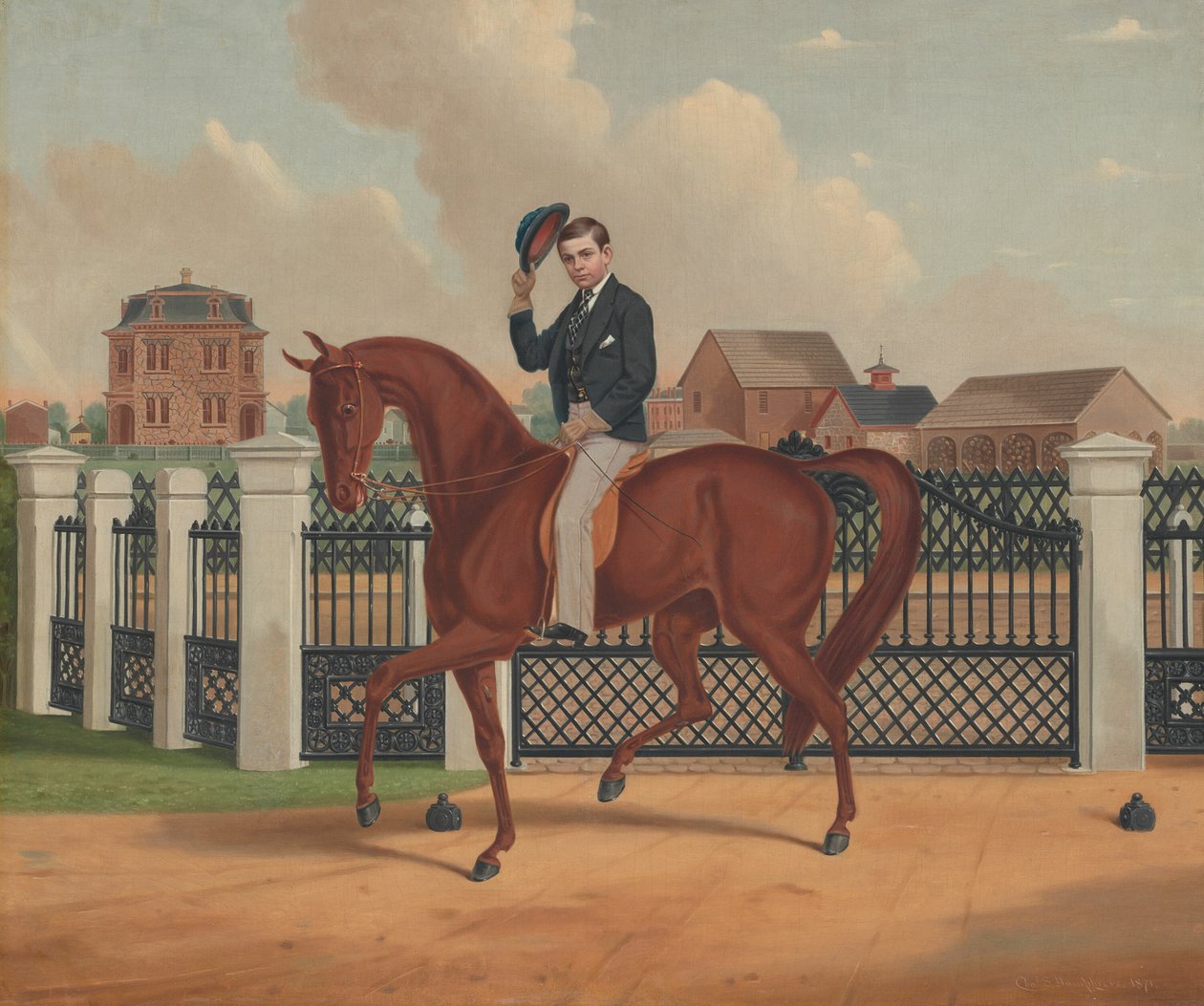 George Franklin Archer og Archer Residence av Charles Spencer Humphreys