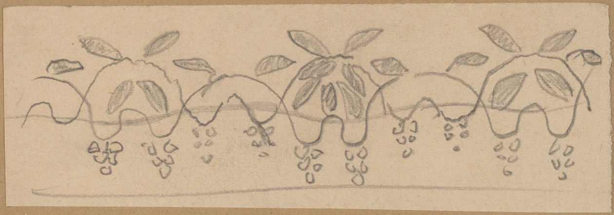 Studie for et grensedesign av Charles Sprague Pearce