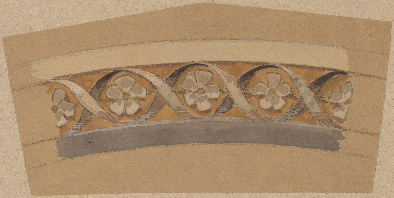 Studie for et grensedesign av Charles Sprague Pearce