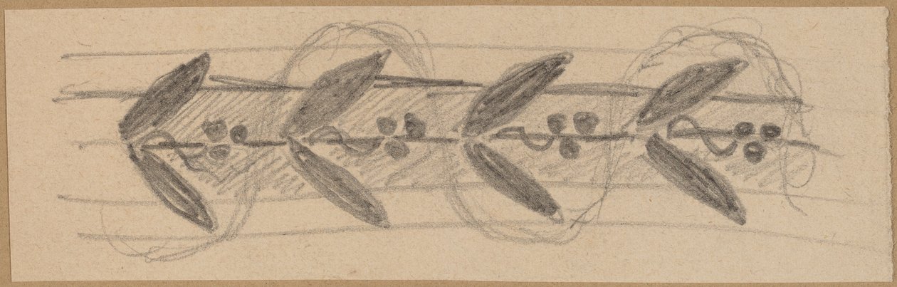 Studie for et grensedesign av Charles Sprague Pearce