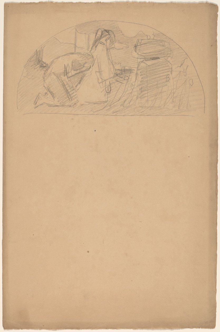 Studer for en Lunette av Charles Sprague Pearce