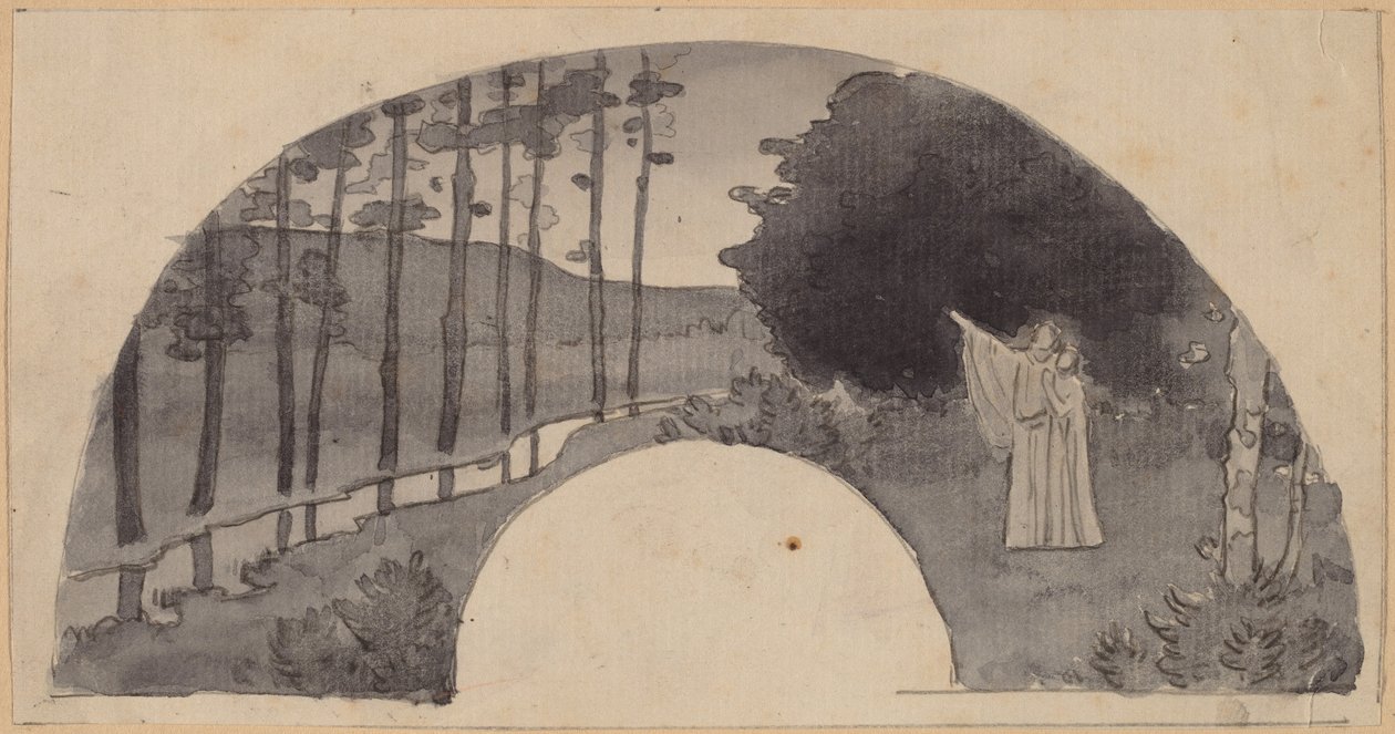 Studer for en buegang av Charles Sprague Pearce