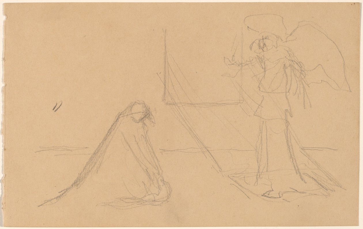 Studie av figurer av Charles Sprague Pearce