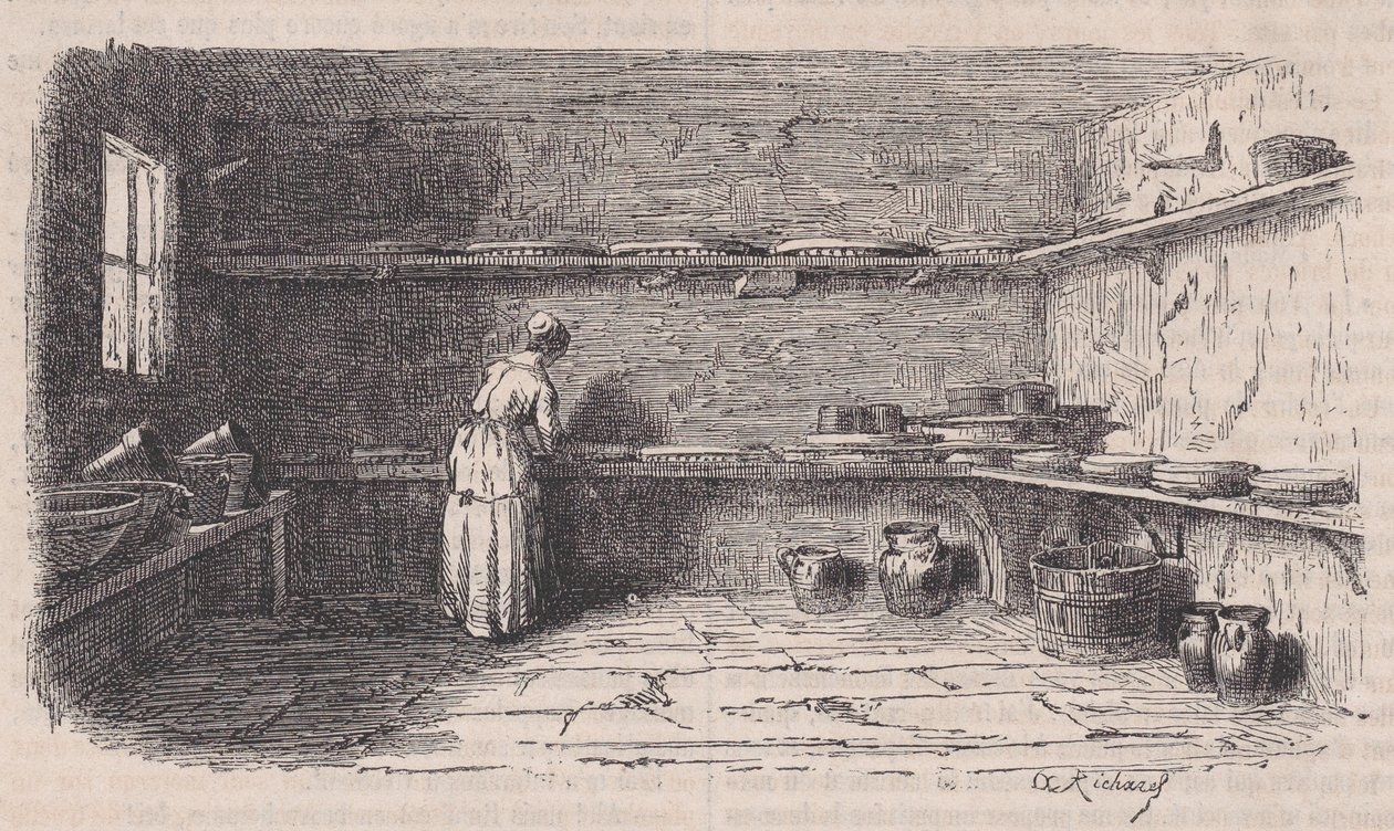 A Dairy, from Le Magasin Pittoresque, ca. 1852.    1194267   no       norwegian Successfully Translated  Original: The Adoration of the Magi Translat: The Adoration of the Magi 1237864 no norwegian Successfully Translated Original: The Baptism of Christ, 1 av Charles Tamisier