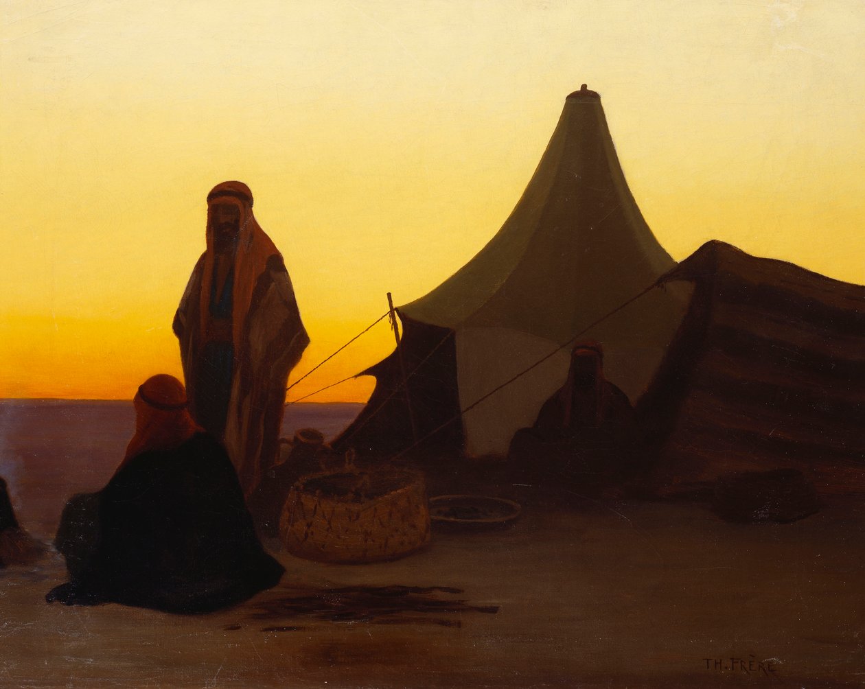 Et arabisk leirsted av Charles Theodore Frere