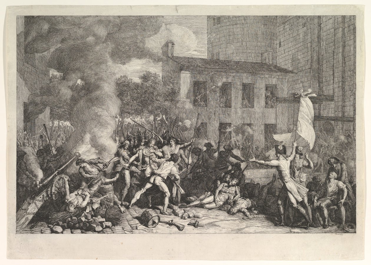 Stormingen av Bastillen 14. juli 1789 Storming av Bastillen 14. juli 1789, ca. 1793. av Charles Thevenin