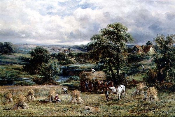 Harvest Time, An English Summer av Charles Thomas Burt