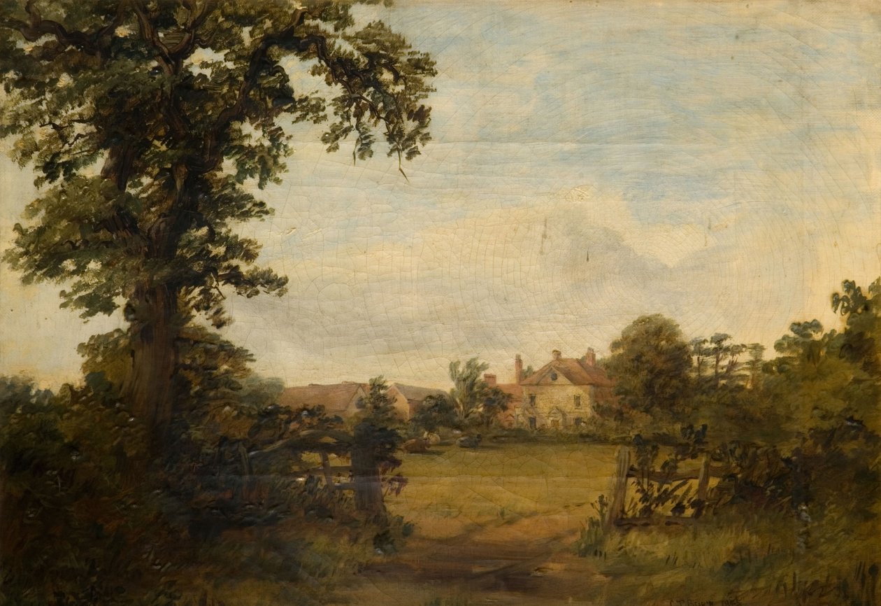Metchley Park Farm, Harborne, 1845. av Charles Thomas Burt