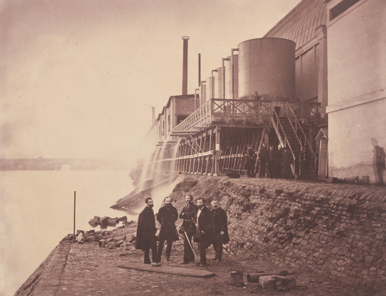Vanntanker utenfor vedlegget, Paris Exposition Universelle av Charles Thurston Thompson