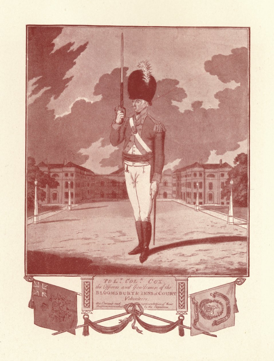 Offiserer og herrer fra Bloomsbury & Inns of Court Volunteers, 1780-1820, 1909. av Charles Tomkins