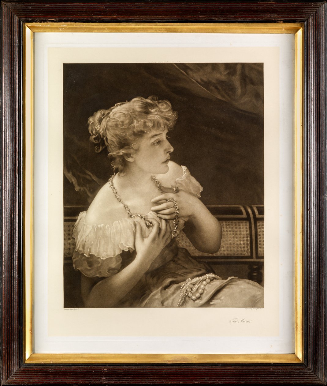 The Mirror (mezzotint) av Charles Tomkins