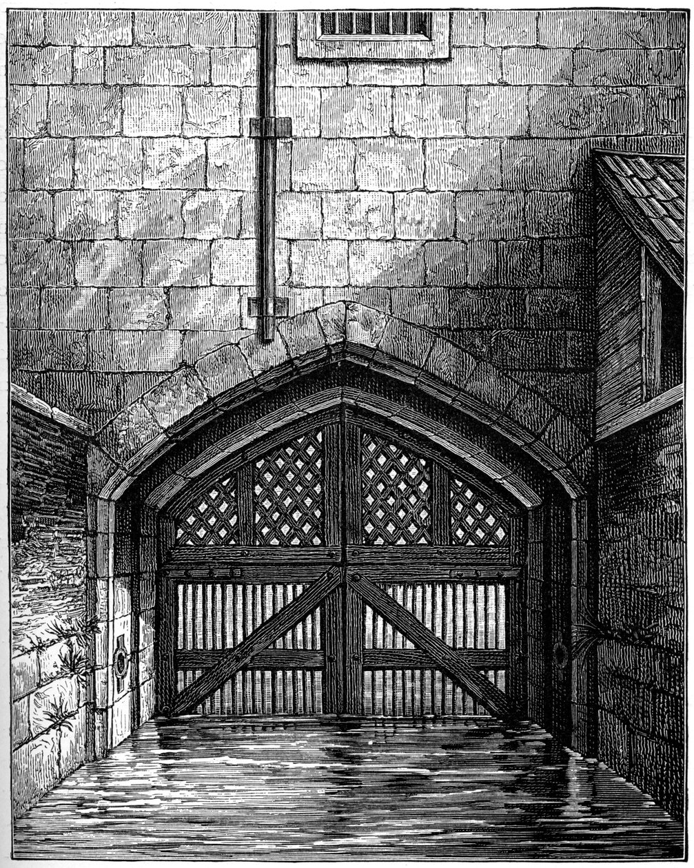 Traitors Gate, Tower of London, 1801, 1893. av Charles Tomkins