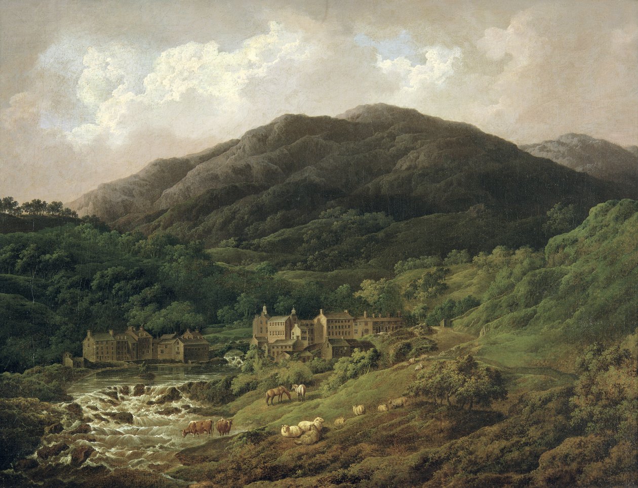 Backbarrow Cotton Mill av Charles Towne