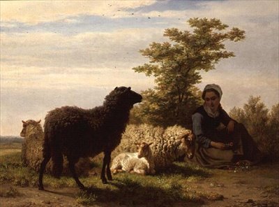 Gjeterinnen av Charles Tschaggeny