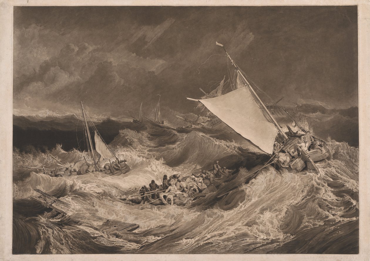 Et skipsforlis av Charles Turner