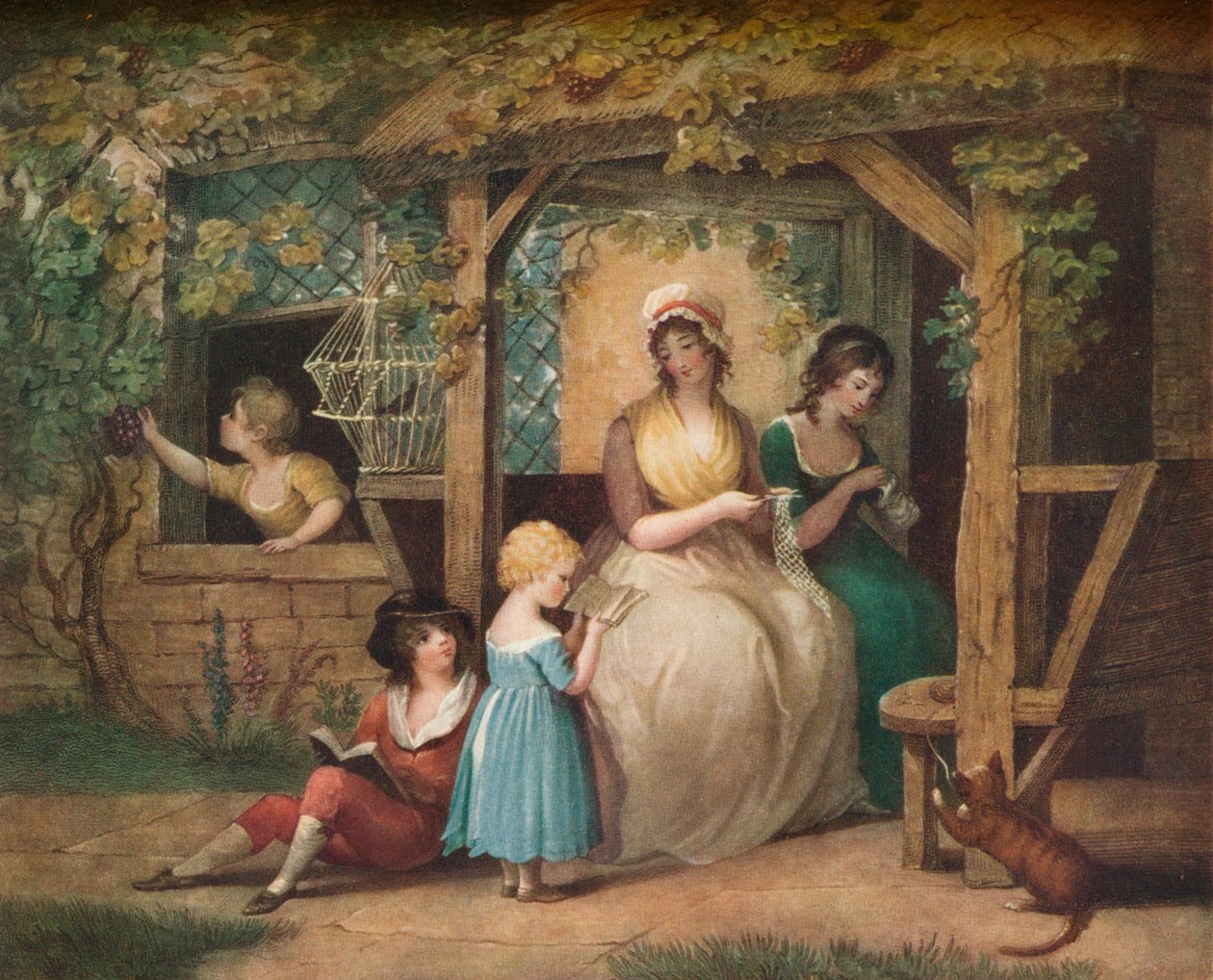 Etterskolen, 1800-tallet av Charles Turner