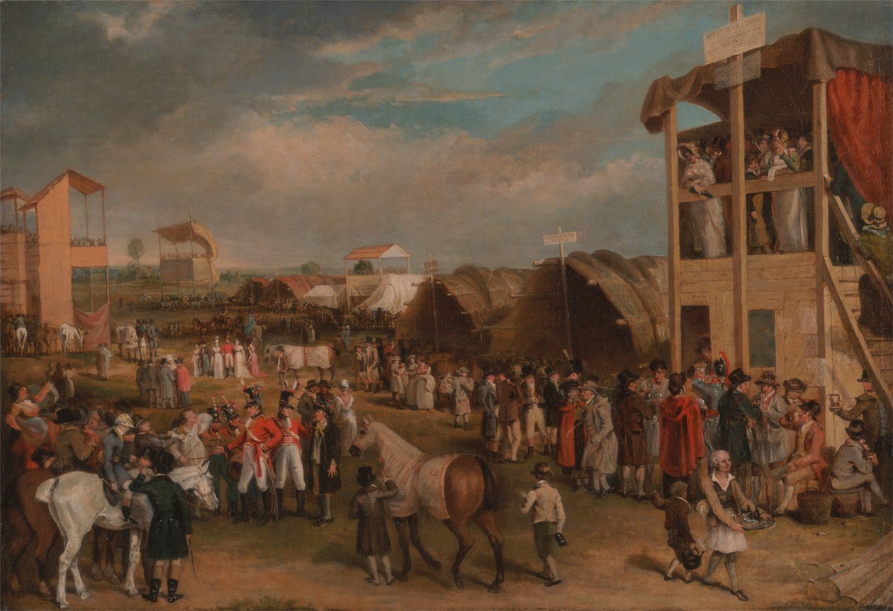 En omfattende visning av Oxford Races av Charles Turner