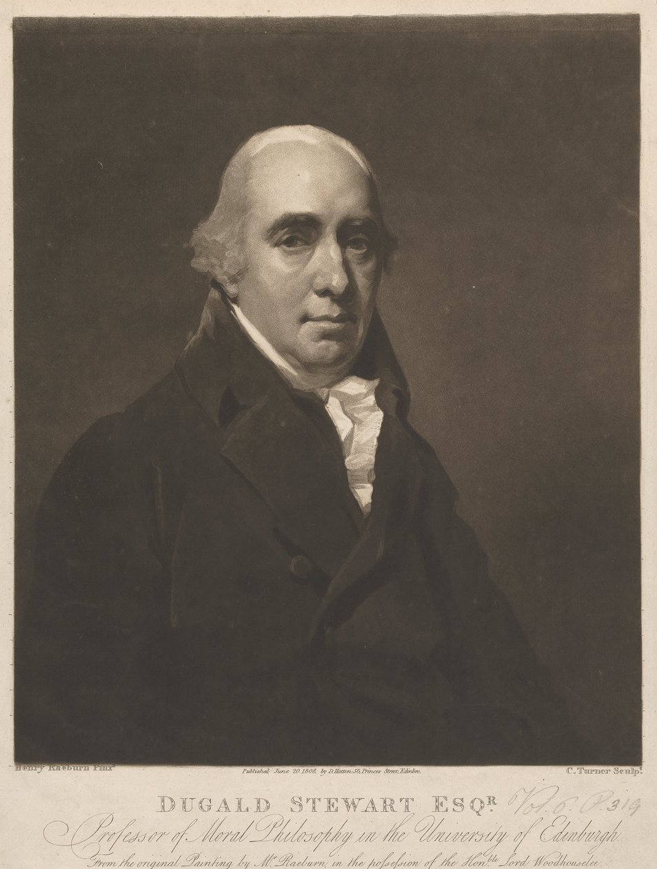 Dugald Stewart Esq. av Charles Turner