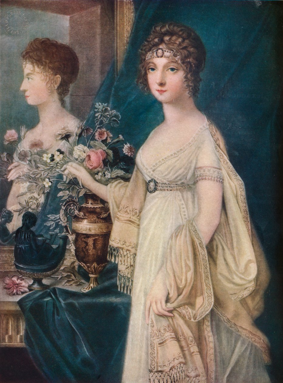 Elizabeth, konsort av Alexander I, 1800-tallet, 1917 av Charles Turner