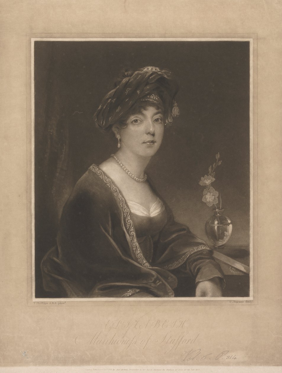 Elizabeth, marsjoninne av Stafford av Charles Turner