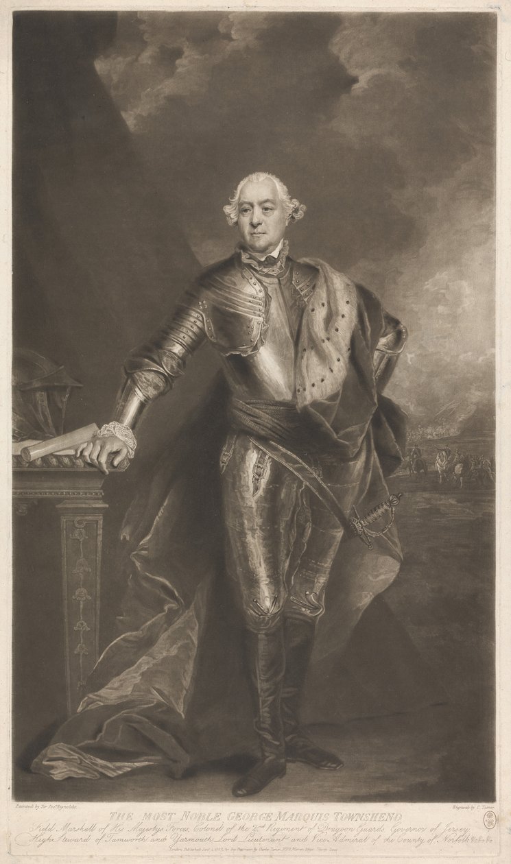 George, den første markisen av Townshend av Charles Turner