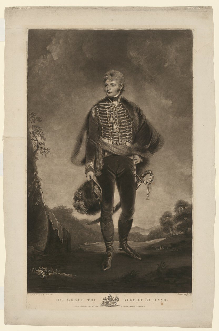 Hans nåde hertugen av Rutland av Charles Turner