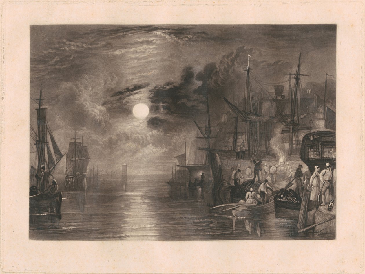 Skjold ved elven Tyne av Charles Turner