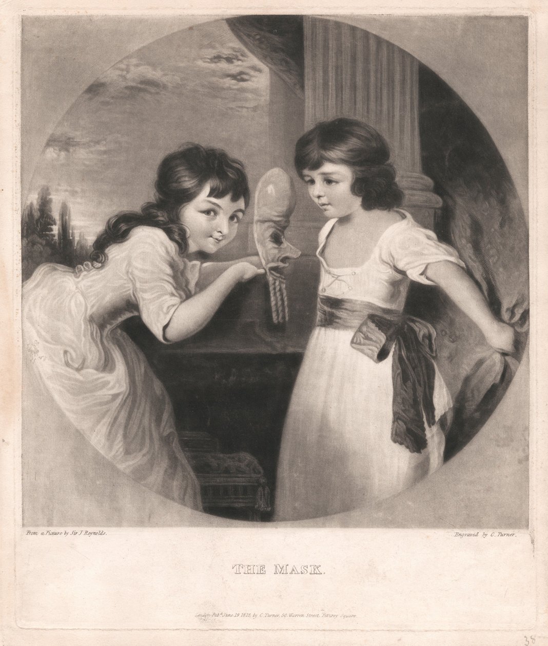 Charlotte og Anne Spencer: «The Mask» av Charles Turner