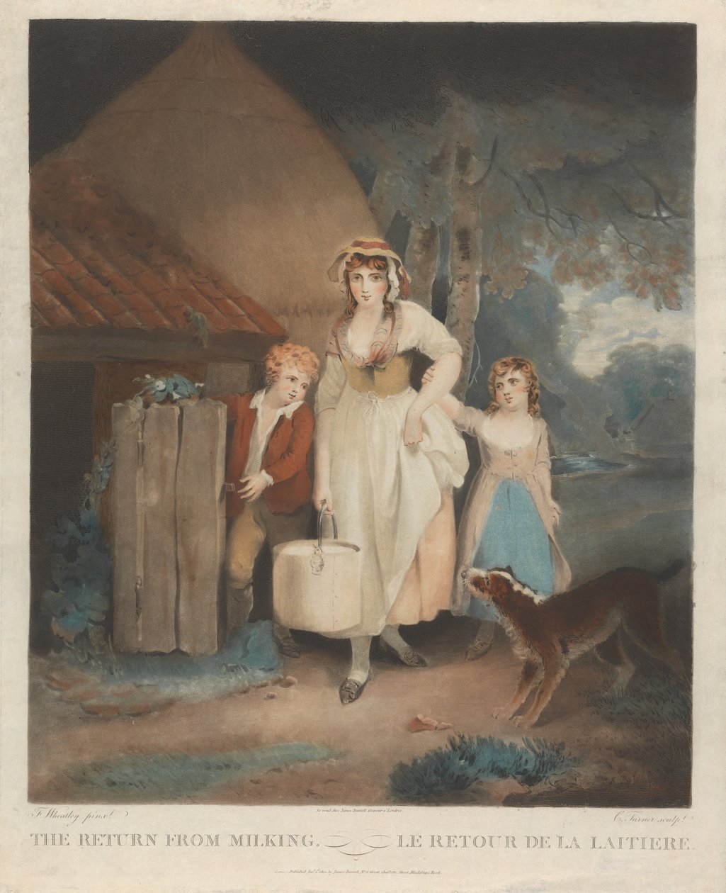 Hjemkomsten etter melkingen av Charles Turner