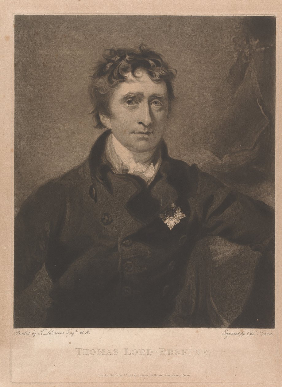 Thomas Erskine, 1st Baron Erskine av Charles Turner