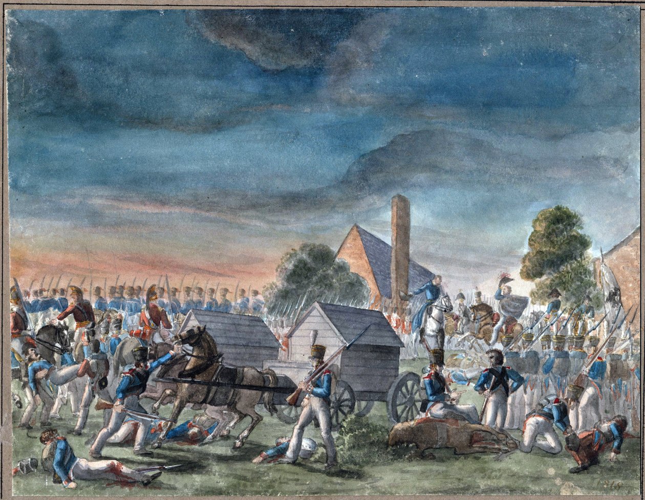 Møtet mellom hertugen av Wellington og prins Bluecher av Charles Turner Warren