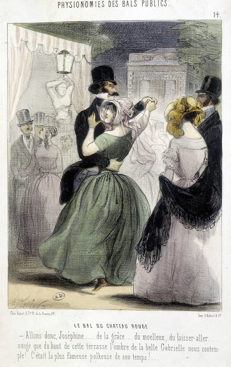 Prom populaire de Paris: Ball of the Chateau rouge av Charles Vernier