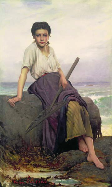 Fishergirl av Charles Victor Thirion