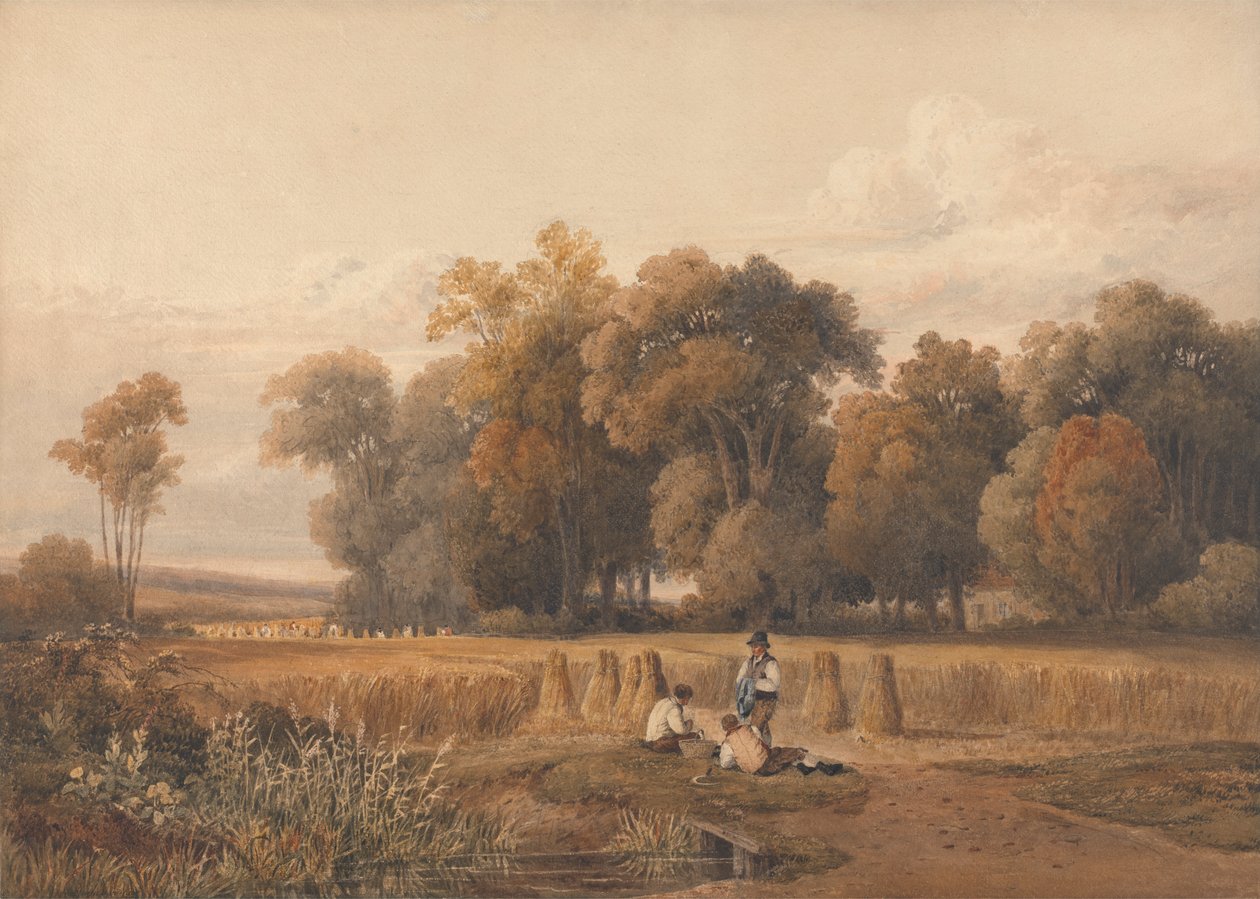 Høsting - Middagshvilen av Charles Vincent Barber