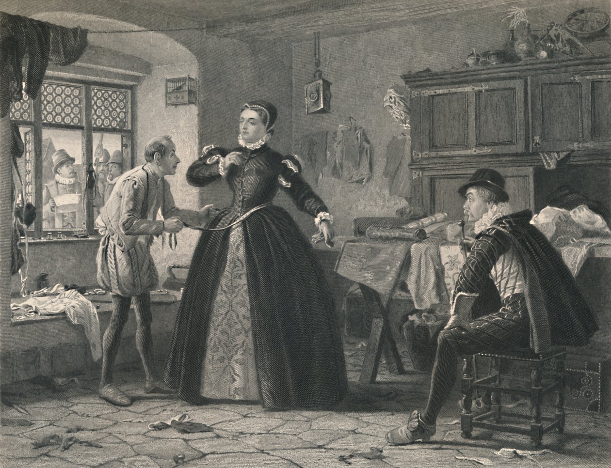 The Ladys Tailor King Henry IV - Second Part, c1870 av Charles W. Sharpe