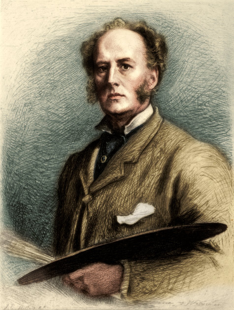 John Everett Millais , britisk kunstner, c1880-1882 av Charles Waltner