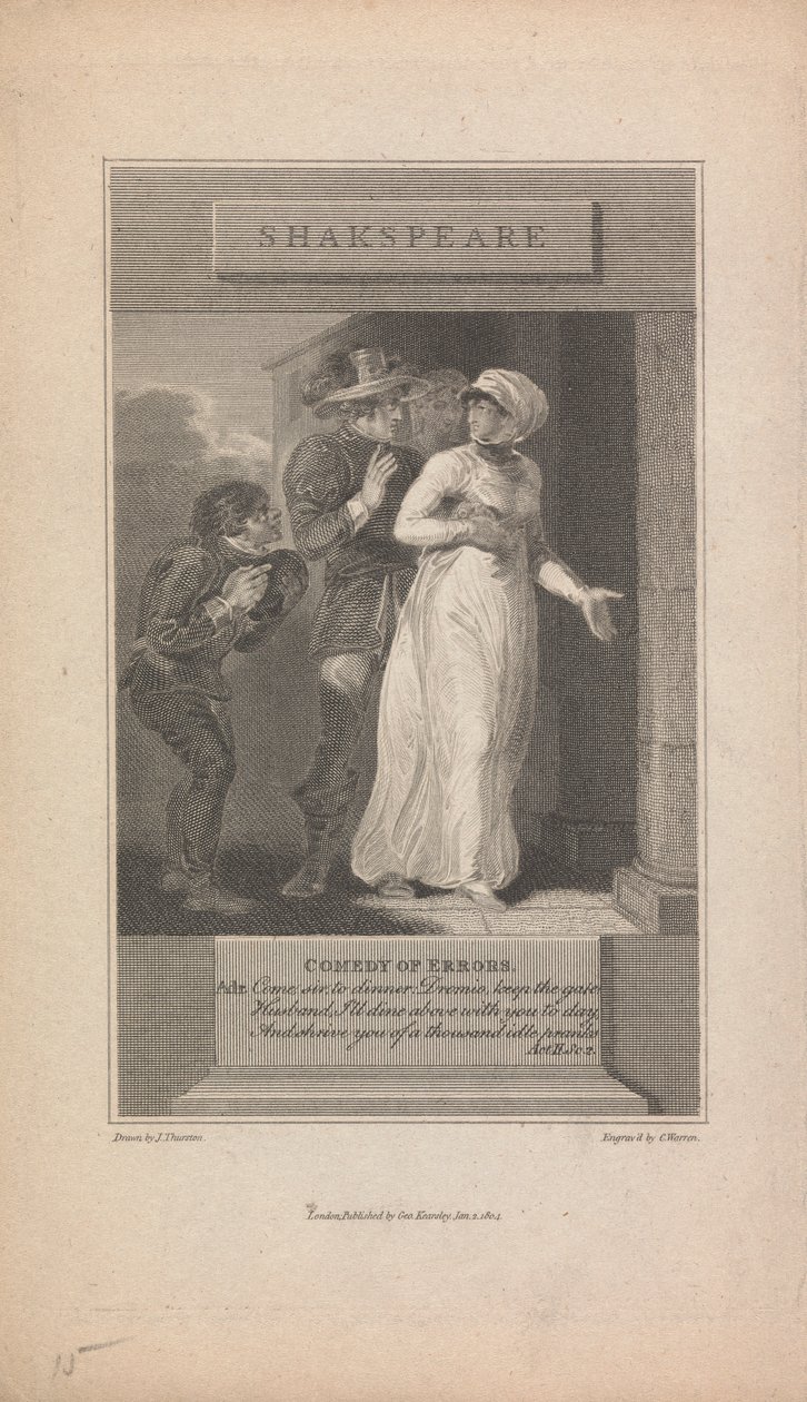Comedy of Errors, Act II Sc. 2 av Charles Warren